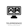 telepresence icon in trendy design style. telepresence icon isolated on white background. telepresence vector icon simple and