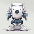 Telepresence Robot Art: Mecha Telepresence Robot Illustration By Alex__