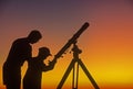 Telescope Royalty Free Stock Photo