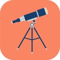 Telescope Flat Icon