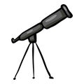 Telescope - Hand Drawn Doodle Icon