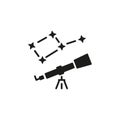 Telescope Icon Royalty Free Stock Photo