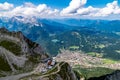 The telescope at the Karwendelspitze in Mittenwald