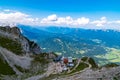 The telescope at the Karwendelspitze in Mittenwald