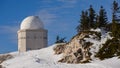 Telescope observatory in Bosnia, mountain Jahorina Royalty Free Stock Photo