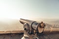 Telescope view of the city of Wernigerode