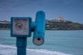 Telescope view point over Atlantic and cliffs