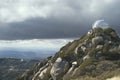 Telescopes atop Kitt Peak, Arizona Royalty Free Stock Photo