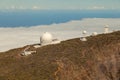 Telescopes at the Roque de los Muchachos Observatory, Spain
