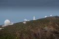 White telescopes of La Palma