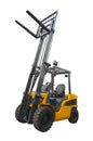 A telescopic handler, also called a telehandler Royalty Free Stock Photo