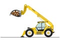 Telescopic handler Royalty Free Stock Photo