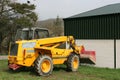 Telescopic Loader Tipping Gravel Royalty Free Stock Photo