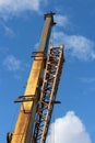 Telescopic mast Elevator Crane Royalty Free Stock Photo