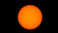 Telescopic view Sun