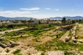 The Telesterion hall in archaeological site of Eleusis Eleusina in Attica Greece Royalty Free Stock Photo