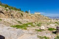 The Telesterion hall in archaeological site of Eleusis Eleusina in Attica Greece Royalty Free Stock Photo