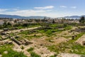 The Telesterion hall in archaeological site of Eleusis Eleusina in Attica Greece Royalty Free Stock Photo