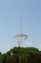 Teletower on the mountain Monzhuik in Barcelona Royalty Free Stock Photo