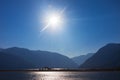 Teletskoye lake in mountains. Altai Russia