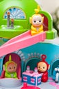 Teletubbies toys close-up