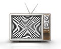 Television as influential mass media Royalty Free Stock Photo