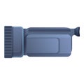 Television camcorder icon, cartoon style Royalty Free Stock Photo