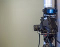 Television camera close-up Royalty Free Stock Photo