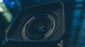 Television camera close-up Royalty Free Stock Photo