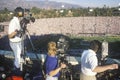Television camera crews