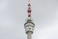 Television and communications tower and transmitter, Praded, Jeseniky mountains, Royalty Free Stock Photo