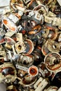 Television components e-waste for recycling