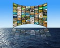 Television concept Royalty Free Stock Photo