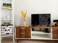 Television decore home and room Royalty Free Stock Photo