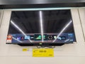 Kuala Lumpur, Malaysia - October 29, 2020: Televisions of different brands in the electronics store.