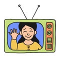 Television girl