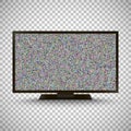 Television noise. Grain video texture for technology background. Broken TV or bad video signal concept