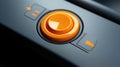 television orange button Royalty Free Stock Photo