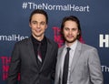 Jim Parsons and Taylor Kitsch at The Normal Heart Premiere in New York City