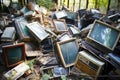 television sets constituting electronic waste