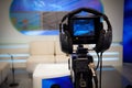 Television studio camera Royalty Free Stock Photo