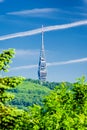 Television tower in Bratislava, Slovakia Royalty Free Stock Photo