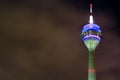 Television tower in Dusseldorf Royalty Free Stock Photo