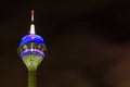 Television tower in Dusseldorf Royalty Free Stock Photo