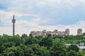 Television Tower in Galati city, Romania Royalty Free Stock Photo