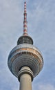 Television tower in Germany capital, Berlin city Royalty Free Stock Photo