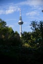 Television Tower Landmark in Mannheim Royalty Free Stock Photo