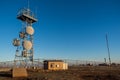 Television towers on Mt Major in Dookie, Australia.