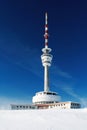 Television Transmitter on Praded Mountain Royalty Free Stock Photo