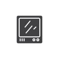 Television vector icon Royalty Free Stock Photo